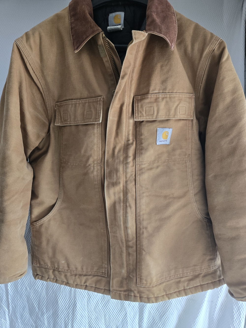 Carhartt Detroit Jacket J001 BRN Size Large/42 Regular Made in USA